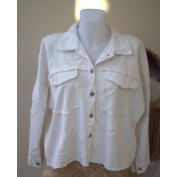 VESTE CREME SCANDAL