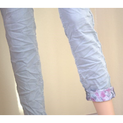 JEANS ONADO GRIS REVERSIBLE FLEUR