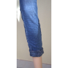 JEANS ONADO BLEU REVERSIBLE FLEUR