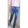 JEANS ONADO BLEU REVERSIBLE FLEUR