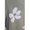 BLOUSE FLOWER GAZE DE COTON