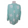 BLOUSE FLOWER GAZE DE COTON