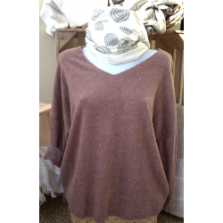 PULL DAISY MARRON