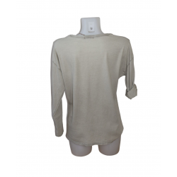 TEE-SHIRT COEUR BEIGE