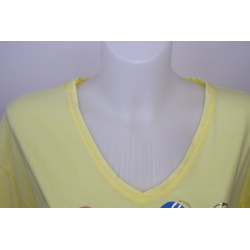 TEE-SHIRT COEUR JAUNE